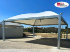 Pavillon 7x7 Überdachung Pagodenzelt Festzelt Pvc Terrassendach Pergola Terrasse