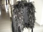Boa-Jacke-Schwarz