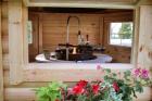 KOTA Gartenhütte Grillkota Grillhütte 4. 5m Kiefer