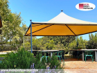 Pavillon 4x5 Überdachung Pagodenzelt Festzelt Pvc Terrassendach Pergola Terrasse
