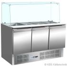 Saladette KBS 904 1365 x 700 x 1345 mm Glasaufbau