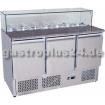 Saladette 1365 x 700 x 970 mm Glasaufsatz