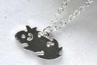 Kette mit Meerschweinchen versilbert
