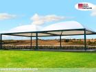 Pavillon 8x8 Überdachung Pagodenzelt Festzelt Pvc Terrassendach Pergola Terrasse