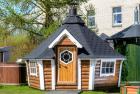 Gartenhaus Grillkota KOTA Grillhütte Fichte 9. 2m KONISCH mit Grillanlage